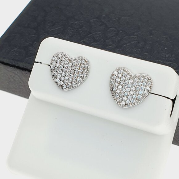 "925 sterling silver luxury CZ earrings for women/girls, Best for gift, RJUS2201 - Picture 8 of 9